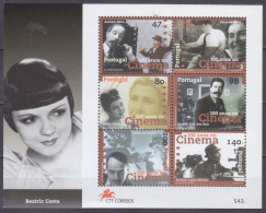 1996 Portugal 2134-2139/B119 Actors Cinema 7,00 € - Acteurs