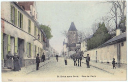 SAINT-BRICE-SOUS-FORET (95) – La Rue De Paris. Editeur Dajon. - Saint-Brice-sous-Forêt