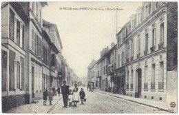SAINT-BRICE-SOUS-FORET (95) – La Rue De Paris. Editeur Le Barbier. - Saint-Brice-sous-Forêt