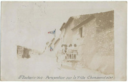 Rare CP-Photo De ST-ZACHARIE (83) – Perspective Sur La Villa Chanssand (ou Chaussaud ?). Ecrite Par Le Propriétaire. - Saint-Zacharie