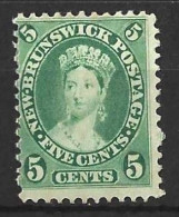 CANADA...." NEW BRUNSWICK.."...QUEEN VICTORIA...(1837-01.)..." 1860..".....5c.........UNUSED... - Ongebruikt