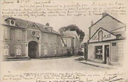 JOUY 1903 Café De La Place Et Café Restaurant A La Providence - Jouy