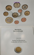 8.88 Euro KMS 2021 Slowenien / Slovenia PP Proof Mit 2 Euro Museum Krain Und 3 Euro Skofja Loka - Slovénie