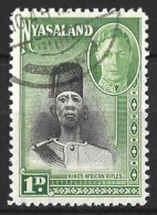 NYASALAND...KING GEORGE VI..(1936-52..)..." 1945.."...1d.....SG145...... CDS......VFU... - Nyasaland (1907-1953)