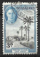 NYASALAND...KING GEORGE VI..(1936-52..)..." 1945.."...3d.....SG148...... CDS......VFU... - Nyasaland (1907-1953)