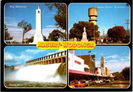 8-11-2023 (1 V 40) Australia (posted 1977 -with Stamp) - NSW-VIC Border - Albury & Wodonga - Albury