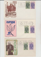 1965 N.3 BUSTE EUROPA CEPT PREMIER JOUR D'EMISSION FIRST DAY COVER ERSTTAGSBRIEF 1°GIORNO EMISSIONE ESPANA SPAGNA MADRID - 1965