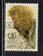 ICELAND Scott # 609 Used - Icelandic Girl - Gebruikt