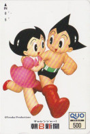 Carte Prépayée JAPON - MANGA  - TEZUKA -  ATOM ASTRO BOY -  ANIME BD Comics JAPAN Prepaid QUO Card - 19892 - Stripverhalen
