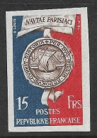 France  N°906**.non Dentelé, Bimillénaire De Paris. RARE. - 1951-1960