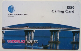 Jamaica J$50 Worldtalk  - Causeway Bridge - Giamaica