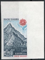 Europa CEPT 1978 Andorre Français - Andorra Y&T N°270a - Michel N°291U *** - 1,40f EUROPA - Non Dentelé - 1978