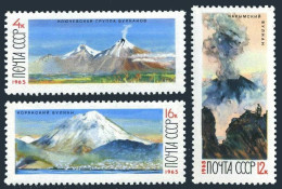 USSR Soviet Union 1965 MiNr. 3138 - 3140 Sowjetunion Kamchatka Volcanoes Geography, Mountains 3v MNH ** 2.40 € - Géographie
