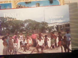 QSL CARD COMORO COMORE ISLAND ISLANDS VILLAGE MITSAMOULI 1990  JP3888 - Comoros