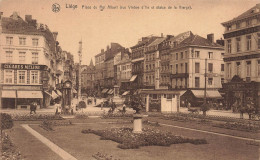 BELGIQUE - Liège - Place Du Roi Albert (rue Vinâve D'Ile Et Statue De La Vierge) - Carte Postale Ancienne - Luik