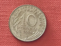 Münze Münzen Umlaufmünze Frankreich 10 Centimes 2000 - 10 Centimes