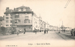 BELGIQUE - Liège - Quai De La Batte - Animé - Carte Postale Ancienne - Luik