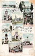 BELGIQUE - Liège - Souvenir De L'Exposition De Liège - Multi Vues - Colorisé - Carte Postale Ancienne - Liege