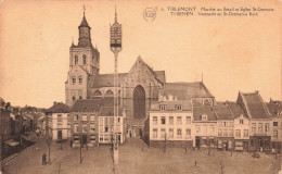 BELGIQUE - Tienen - Tirlemont - Marché Au Bétail Et Eglise Saint Germain - Carte Postale Ancienne - Tienen