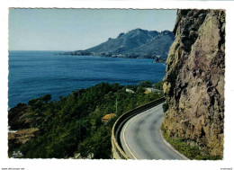 83 MIRAMAR D'ESTEREL Vers Anthéor N°350 Route De La Corniche D'Or Au Col De L'Esquillon Le Trayas Au Fond VOIR DOS - Antheor