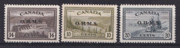 Canada   1950/51   YT4-5-6   Service    * - Aufdrucksausgaben