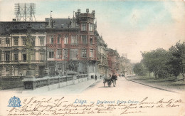 BELGIQUE - Liège - Boulevard Frère-Orban - Colorisé - Carte Postale Ancienne - Liege