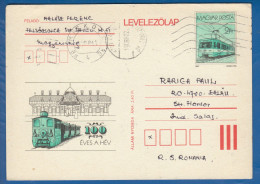 Ungarn; PC Levelezö Lap 2 Ft; 100 Jahre Strassenbahn HEV Budapest; Miskolc 1988 - Tramways