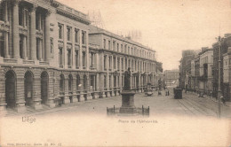 BELGIQUE - Liège - Place D'université - Carte Postale Ancienne - Luik