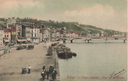 BELGIQUE - Liège - Pont Léopold - Vue Sur La Meuse - Carte Postale Ancienne - Lüttich