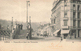 BELGIQUE - Liège - Passerelle Et Quai Des Tanneurs - Carte Postale Ancienne - Liege