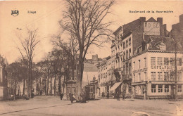 BELGIQUE - Liège - Boulevard De Sauvenière - Carte Postale Ancienne - Liege