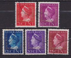 1947 C.I.D.J. Dienstzegels Met Gouden Opdruk NVPH D 20 / 24 - Dienstmarken