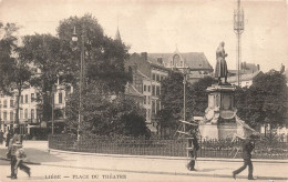 BELGIQUE - Liège - Place Du Théâtre - Carte Postale Ancienne - Liege