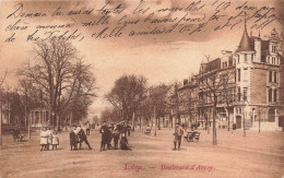 BELGIQUE - Liège - Boulevard D'Avroy - Animé - Carte Postale Ancienne - Luik