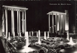 BELGIQUE - Liège - Illumination Des Massifs Floraux - Exposition Internationale 1939 - Carte Postale - Luik
