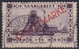 SAARGEBIET 1927 MI-Nr. D 20 Dienstmarke O Used - Oficiales