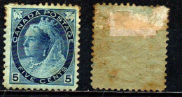 CANADA - 1899 - Queen Victoria - Con Cifra Del Valore - MH - Nuevos