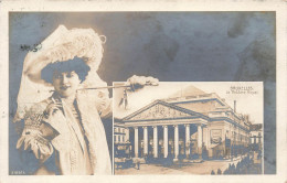 BELGIQUE - Bruxelles - Le Théâtre Royal - Carte Postale Ancienne - Otros & Sin Clasificación