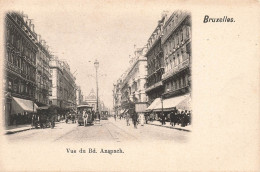 BELGIQUE - Bruxelles - Vue Du Boulevard Anspach - Animé - Carte Postale Ancienne - Avenidas, Bulevares