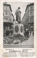 BELGIQUE - Bruxelles - Place Saint-Jean - Monument De Gabrielle Petit - Carte Postale Ancienne - Marktpleinen, Pleinen