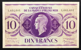 10 Francs FRENCH EQUATORIAL AFRICA 1944 Pick#16b Vf/xf  LOTTO.628 - Non Classificati