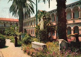 FRANCE - Cannes - île Saint-Honorat - Abbaye De Notre-Dame De Lérins - Cour D'honneur - Colorisé - Carte Postale - Cannes