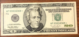 Usa U.s.a. 1996 $20 Dollars STAR Federal Reserve Note Richmont Lotto 637 - Federal Reserve (1928-...)
