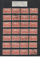 ALGÉRIE - Ex. Colonie - N° 112 De 1936/1937 - 28 Timbres Oblitérés - L'Amirauté à Alger . 50c. Rouge  - 2 Scan - Oblitérés