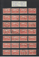 ALGÉRIE - Ex. Colonie - N° 112 De 1936/1937 - 28 Timbres Oblitérés - L'Amirauté à Alger . 50c. Rouge  - 2 Scan - Oblitérés