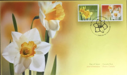 Canada 2005 Flowers FDC First Day Cover - 2001-2010