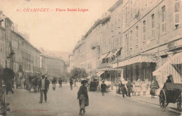 FRANCE - Chambéry - Place Saint Léger - Animé - Carte Postale Ancienne - Chambery