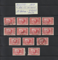 ALGÉRIE - Ex. Colonie - N° 131 De 1937 - 13 Timbres Oblitérés - Vue De Constantine . 65c. Rose Carminé - 2 Scan - Oblitérés