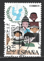 ESPAGNE. N°1707 Oblitéré De 1971. UNICEF. - UNICEF