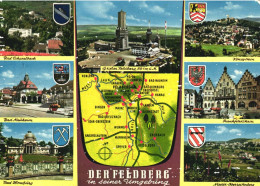 MULTIPLE VIEWS, ARCHITECTURE, FOUNTAIN, GARDEN, MONUMENT, MAP, EMBLEM, FELDBERG - Feldberg